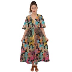 Mosaic Pieces                                                      Kimono Sleeve Boho Dress by LalyLauraFLM