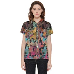 Mosaic Pieces                                                   Short Sleeve Pocket Shirt by LalyLauraFLM