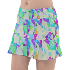 Watercolors Spots                                                          Tennis Skirt by LalyLauraFLM