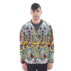 The Illustrated Alphabet - H - By Larenard Men s Hooded Windbreaker by LaRenard
