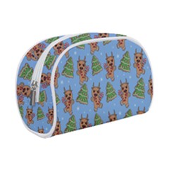 Gingerbread Krampus Makeup Case (small) by Valentinaart