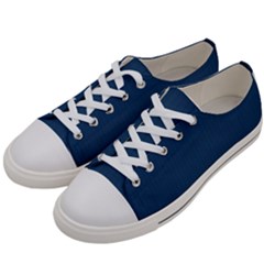 Aegean Blue - Women s Low Top Canvas Sneakers by FashionLane