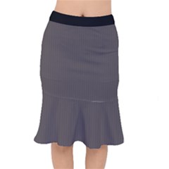 Ash Grey - Short Mermaid Skirt by FashionLane
