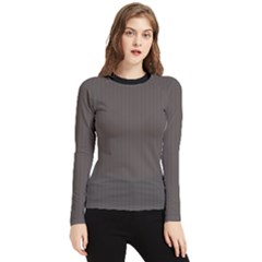 Ash Grey - Women s Long Sleeve Rash Guard by FashionLane