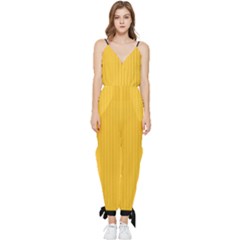 Aspen Gold - Sleeveless Tie Ankle Jumpsuit by FashionLane