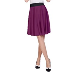 Boysenberry Purple - A-line Skirt by FashionLane