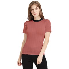 Blush Red - Women s Short Sleeve Rash Guard by FashionLane