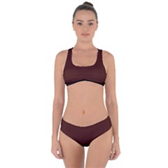 Bean Black - Criss Cross Bikini Set by FashionLane