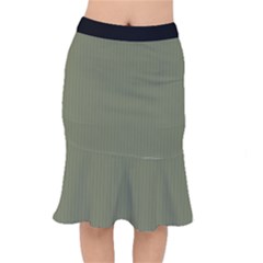 Calliste Green - Short Mermaid Skirt by FashionLane