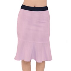 Baby Pink - Short Mermaid Skirt by FashionLane