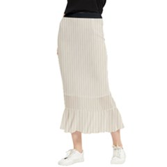 Magnolia White - Maxi Fishtail Chiffon Skirt by FashionLane