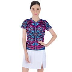 Fractal Flower Women s Sports Top by Sparkle