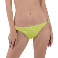 Laser Lemon - Ring Detail Bikini Bottom by FashionLane