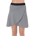 Battleship Grey - Wrap Front Skirt View1