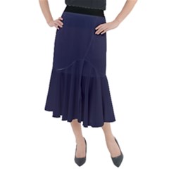 Astral Aura - Midi Mermaid Skirt by FashionLane