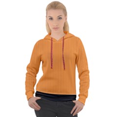 Cadmium Orange - Women s Overhead Hoodie by FashionLane