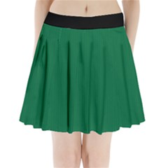 Cadmium Green - Pleated Mini Skirt by FashionLane