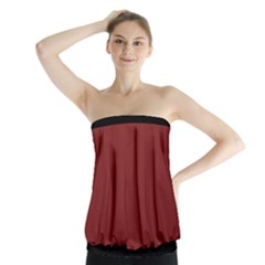 Chili Oil Red - Strapless Top by FashionLane