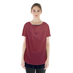 Chili Oil Red - Skirt Hem Sports Top by FashionLane