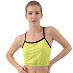 Unmellow Yellow - Mini Tank Bikini Top by FashionLane