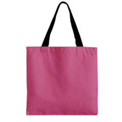 Aurora Pink - Zipper Grocery Tote Bag by FashionLane