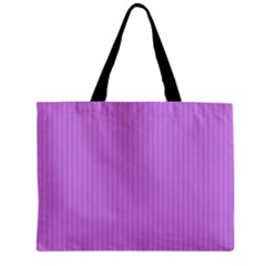 Bright Lilac - Zipper Mini Tote Bag by FashionLane