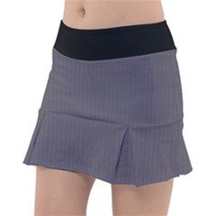 Dark Smoke Grey - Tennis Skorts by FashionLane