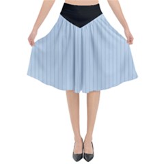 Beau Blue - Flared Midi Skirt by FashionLane