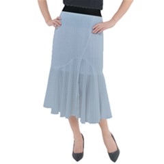 Beau Blue - Midi Mermaid Skirt by FashionLane
