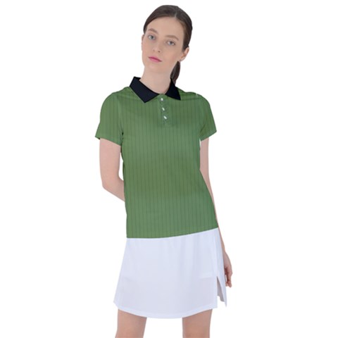 Crocodile Green - Women s Polo Tee by FashionLane