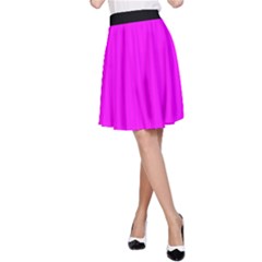Fuchsia Pink - A-line Skirt by FashionLane