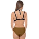 Just Brown - Double Strap Halter Bikini Set View2