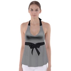 Just Grey - Babydoll Tankini Top by FashionLane