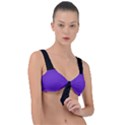 Just Purple - Front Tie Bikini Top View1