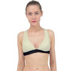 Pale Yellow - Classic Banded Bikini Top by FashionLane