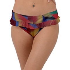 Kaleidoscope 2 Frill Bikini Bottom by WILLBIRDWELL