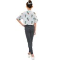 Tropical pineapples Kids Mock Neck Tee View2