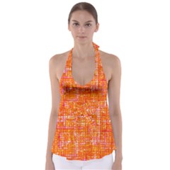 Mosaic Tapestry Babydoll Tankini Top by essentialimage