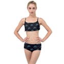 Just Beauty Words Motif Print Pattern Layered Top Bikini Set View1
