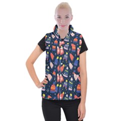 Beanie Love Women s Button Up Vest by designsbymallika