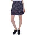 Dark Seamless Gemoetric Print Mosaic Tennis Skirt View1