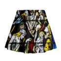 Christian Window Glass Art Print Mini Flare Skirt View1