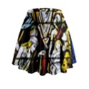 Christian Window Glass Art Print Mini Flare Skirt View2