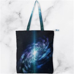 The Galaxy Double Zip Up Tote Bag by ArtsyWishy