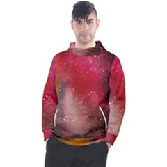 Red Galaxy Paint Men s Pullover Hoodie by goljakoff