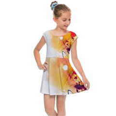 Autumn Kids  Cap Sleeve Dress by goljakoff