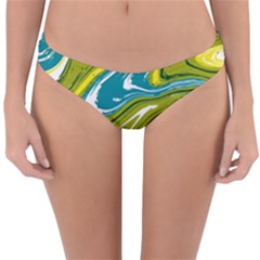 Vector Vivid Marble Pattern 13 Reversible Hipster Bikini Bottoms by goljakoff