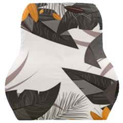 Natural Palm Plant Car Seat Back Cushion  by Mariart