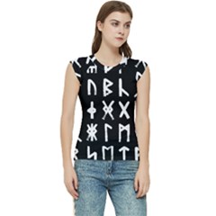 The Anglo Saxon Futhorc Collected Inverted Women s Raglan Cap Sleeve Tee by WetdryvacsLair