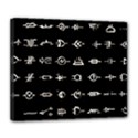 Electrical Symbols Callgraphy Short Run Inverted Deluxe Canvas 24  x 20  (Stretched) View1